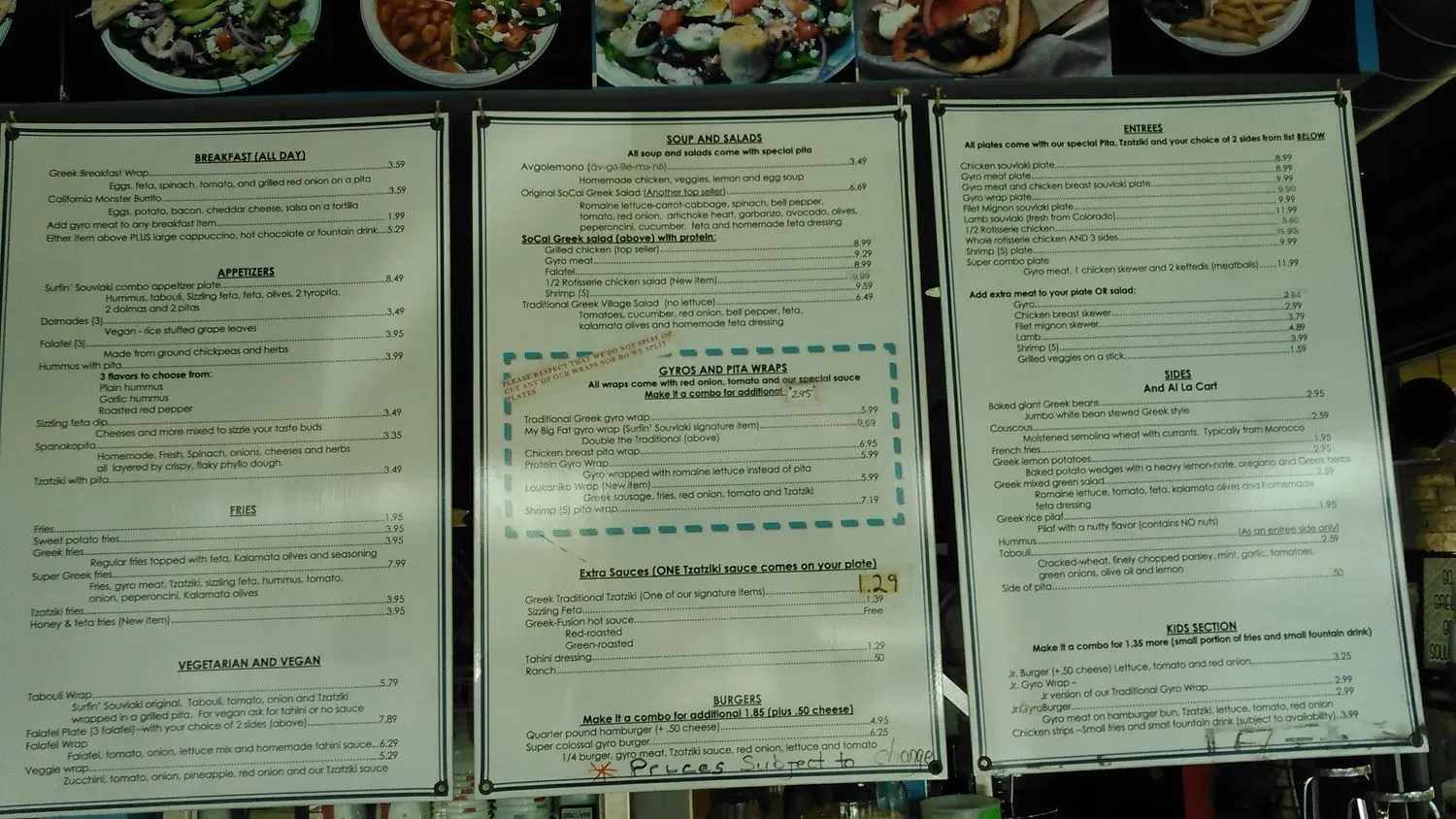 Menu 4