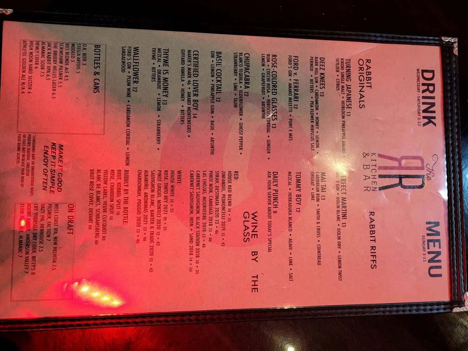 Menu 5