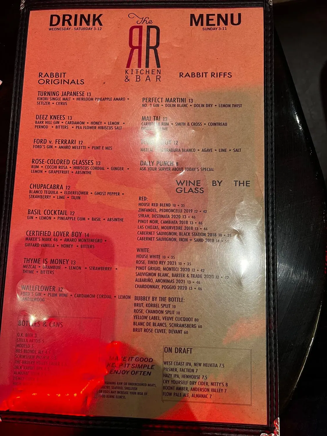 Menu 6