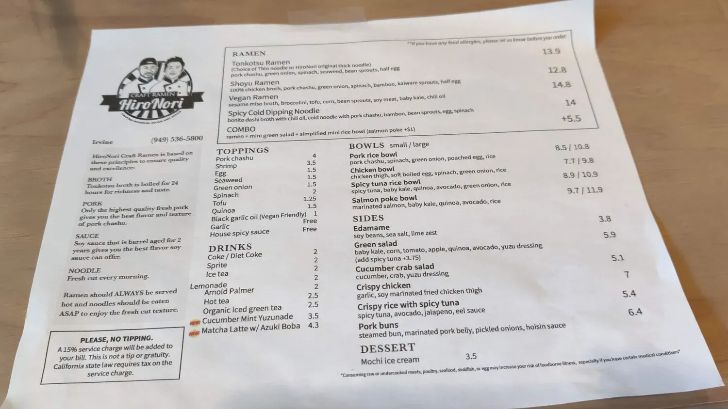 Menu 4