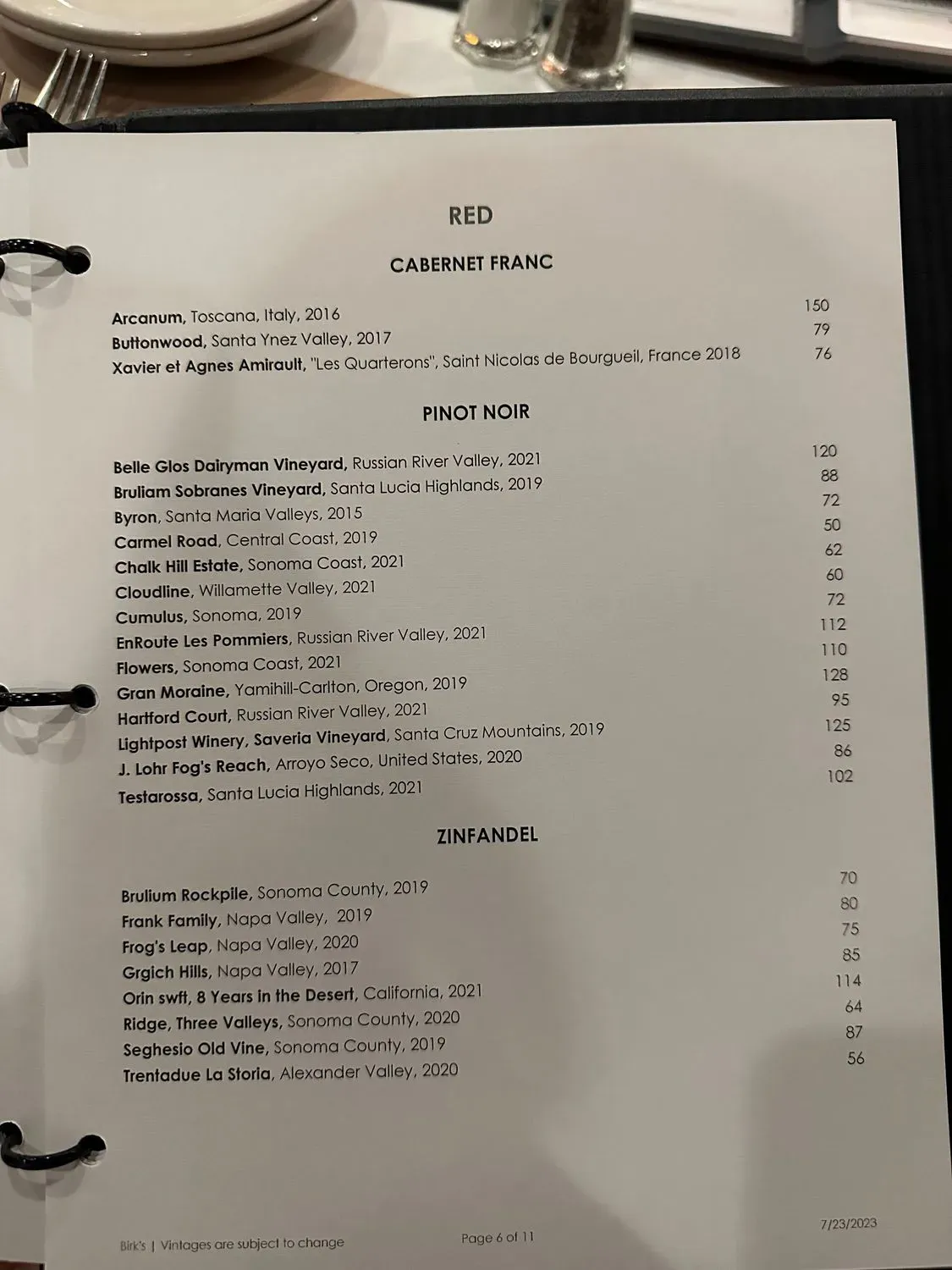 Menu 2