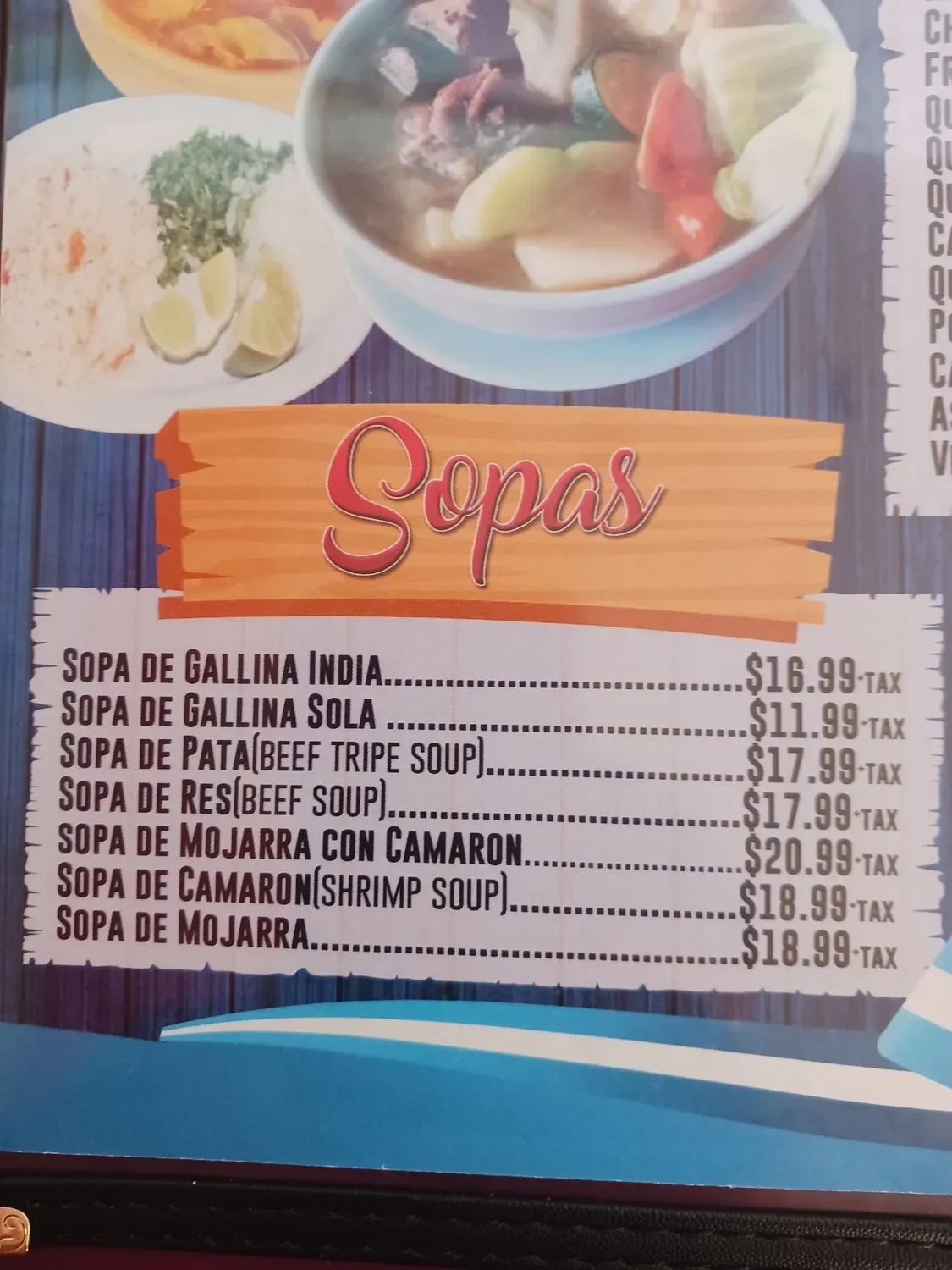 Menu 5