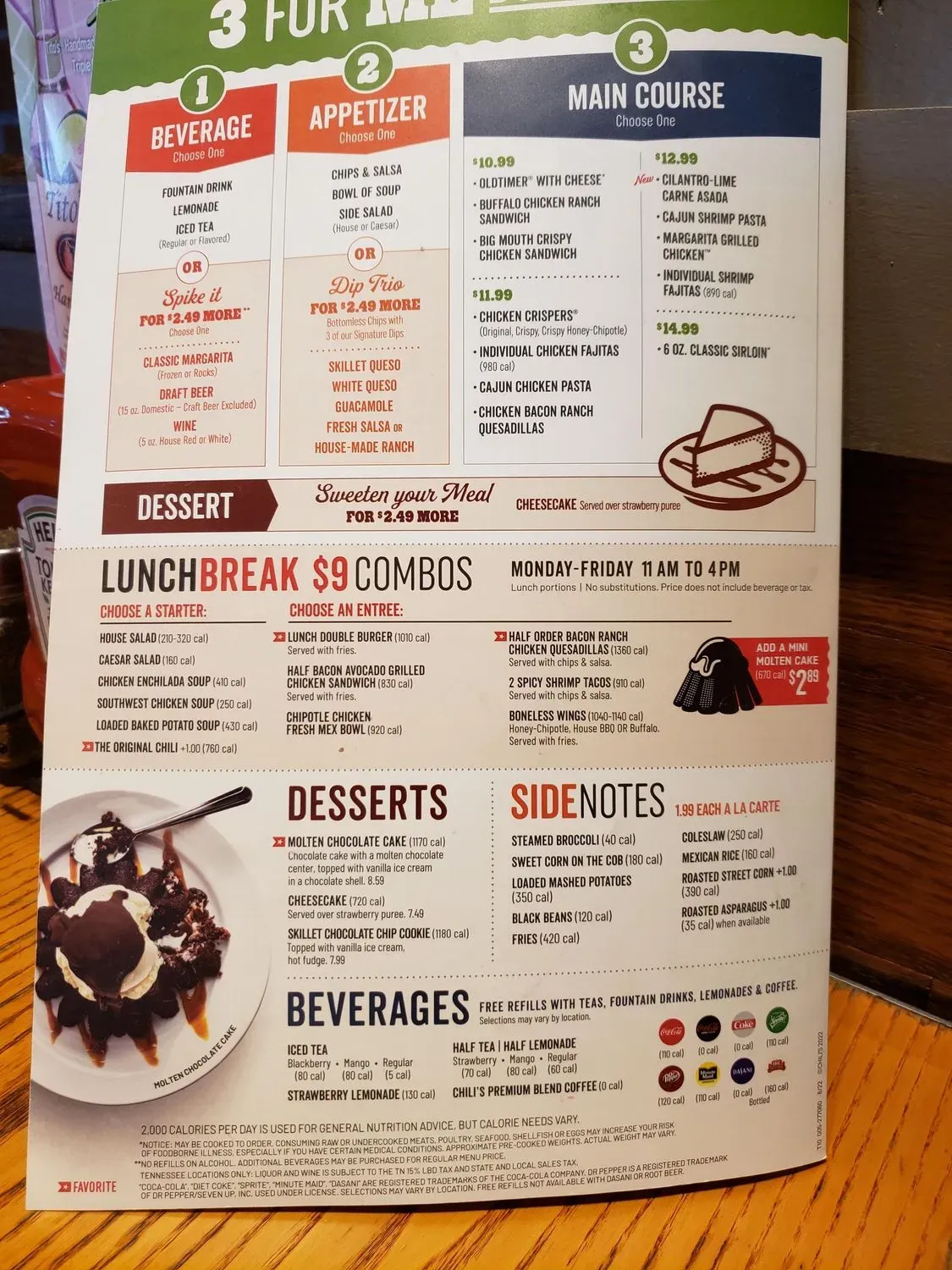 Menu 3