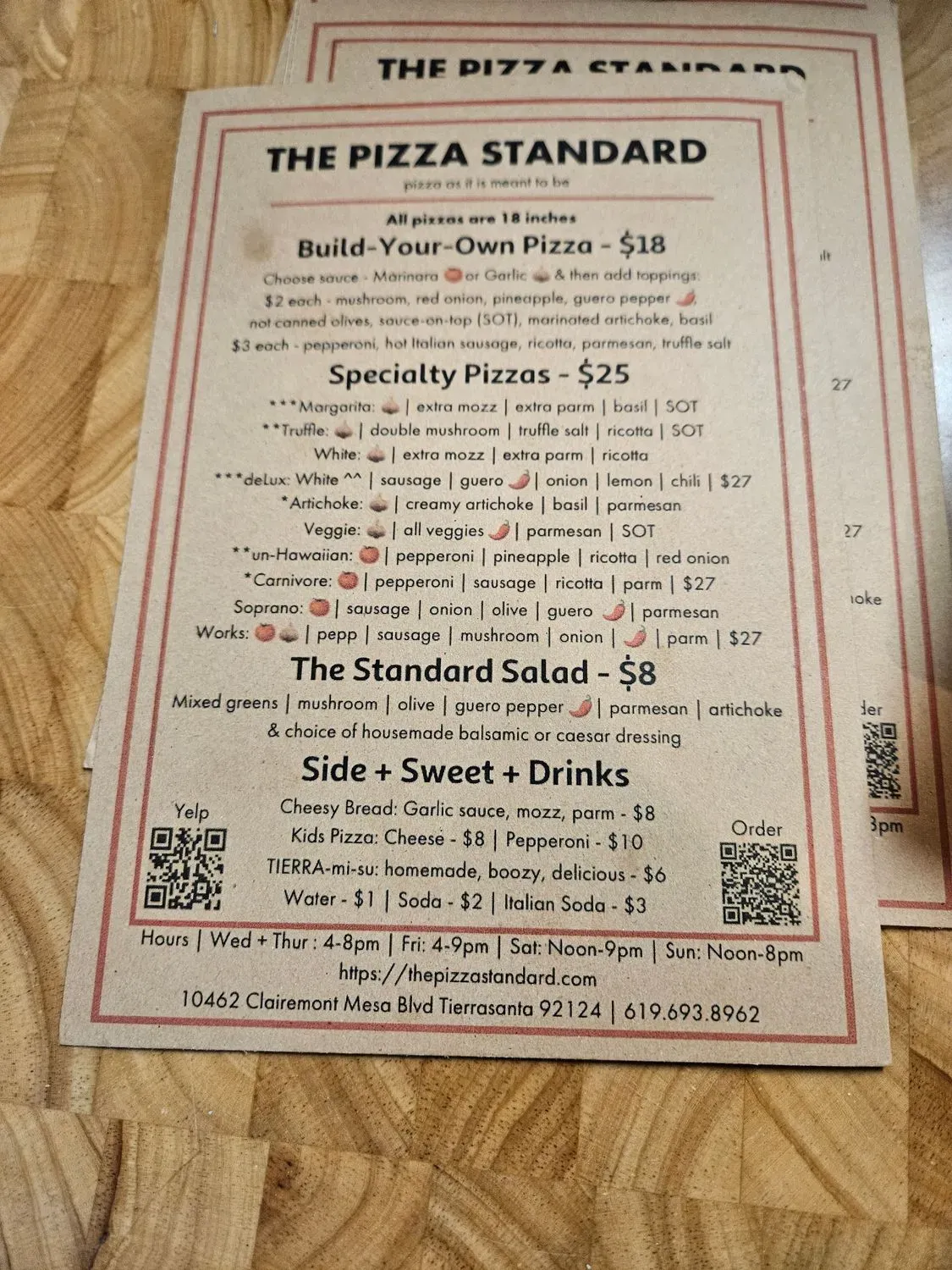 Menu 2