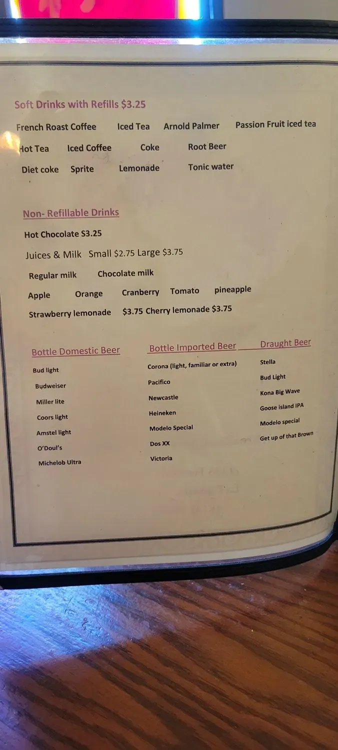 Menu 2