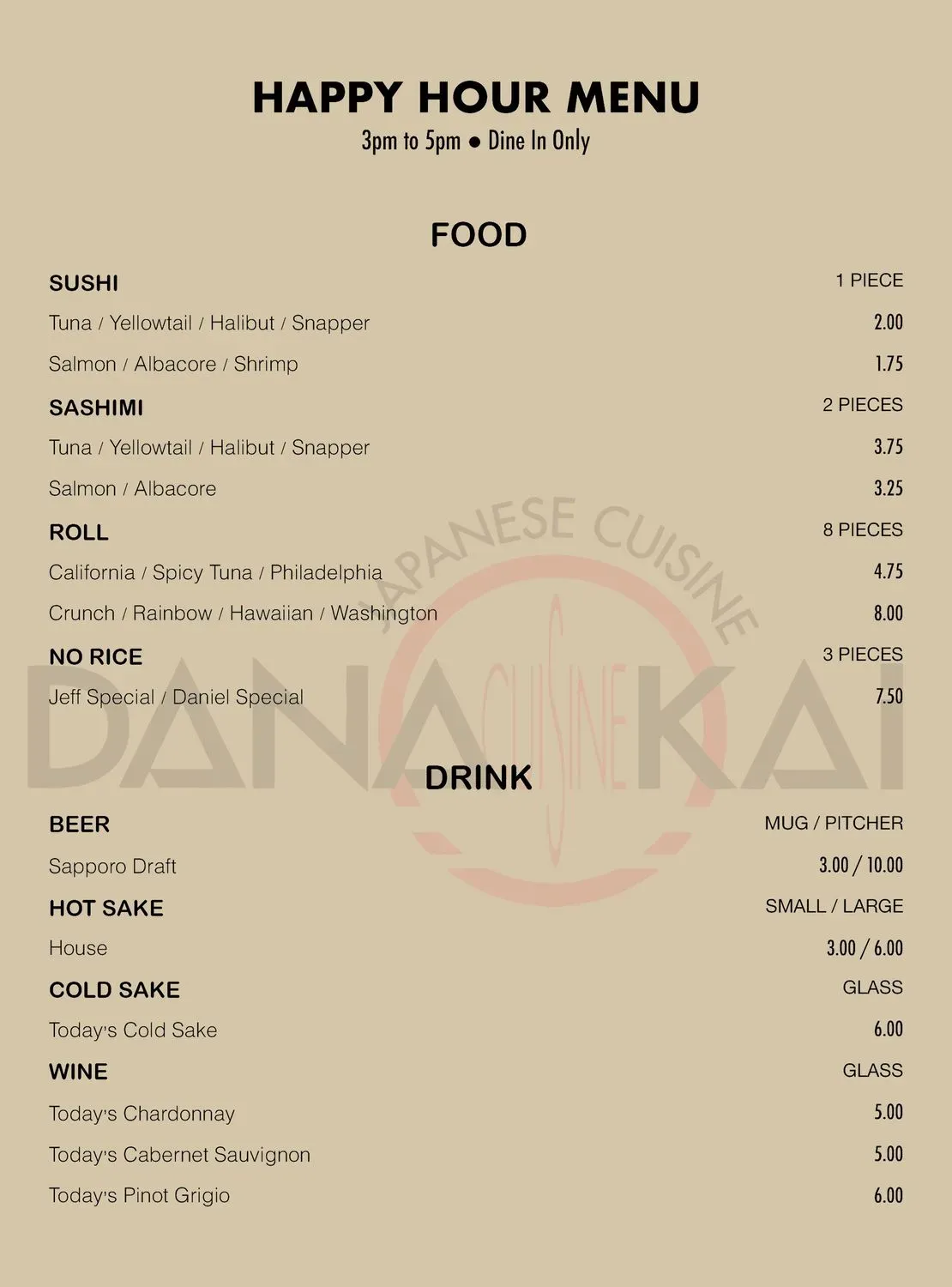 Menu 6