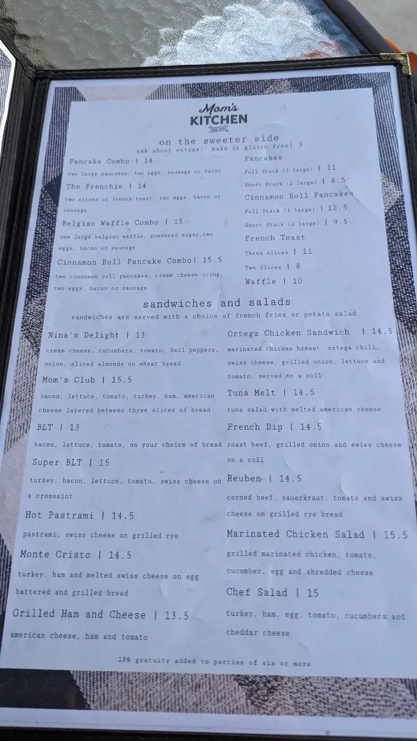 Menu 4