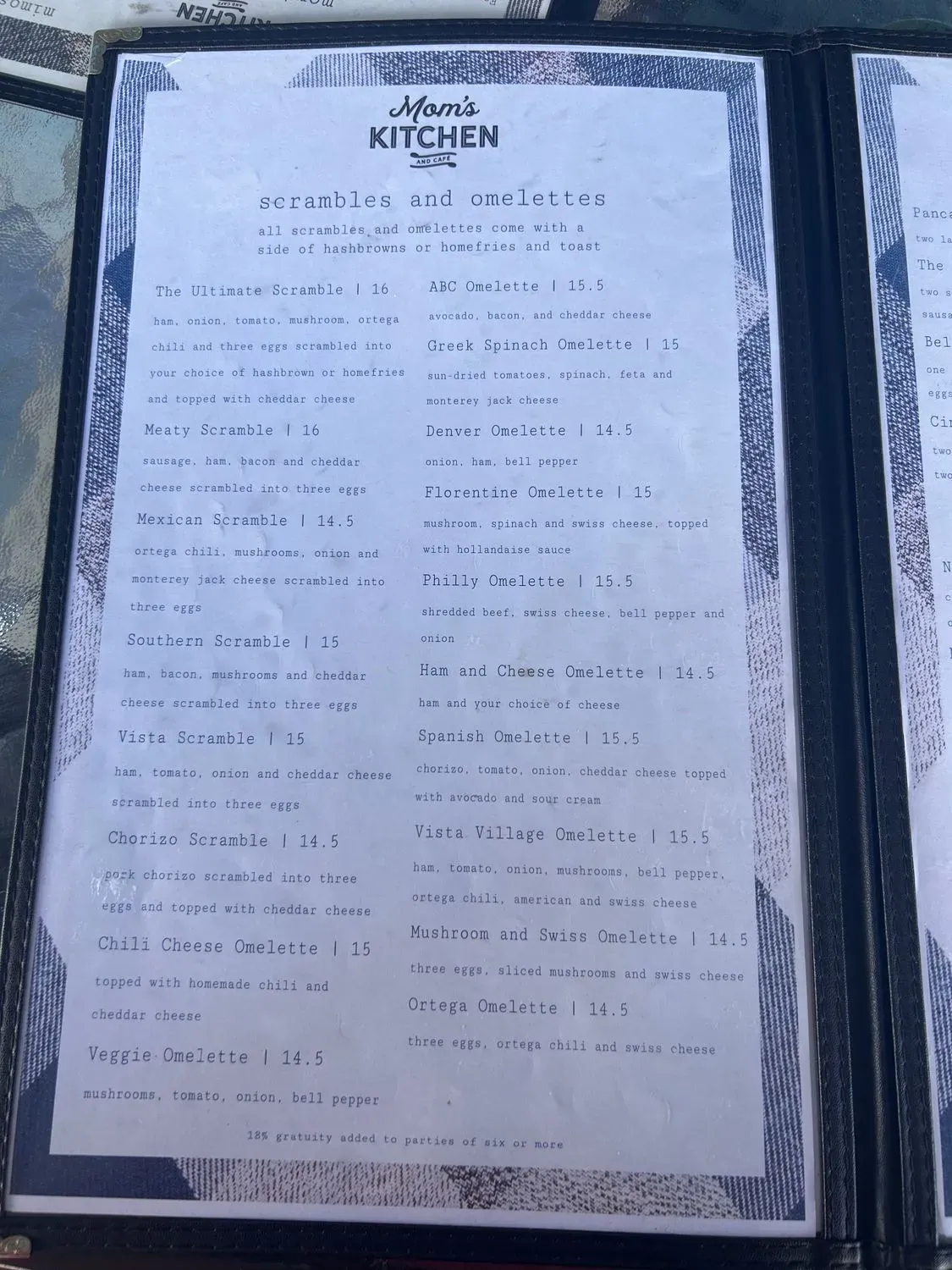 Menu 5