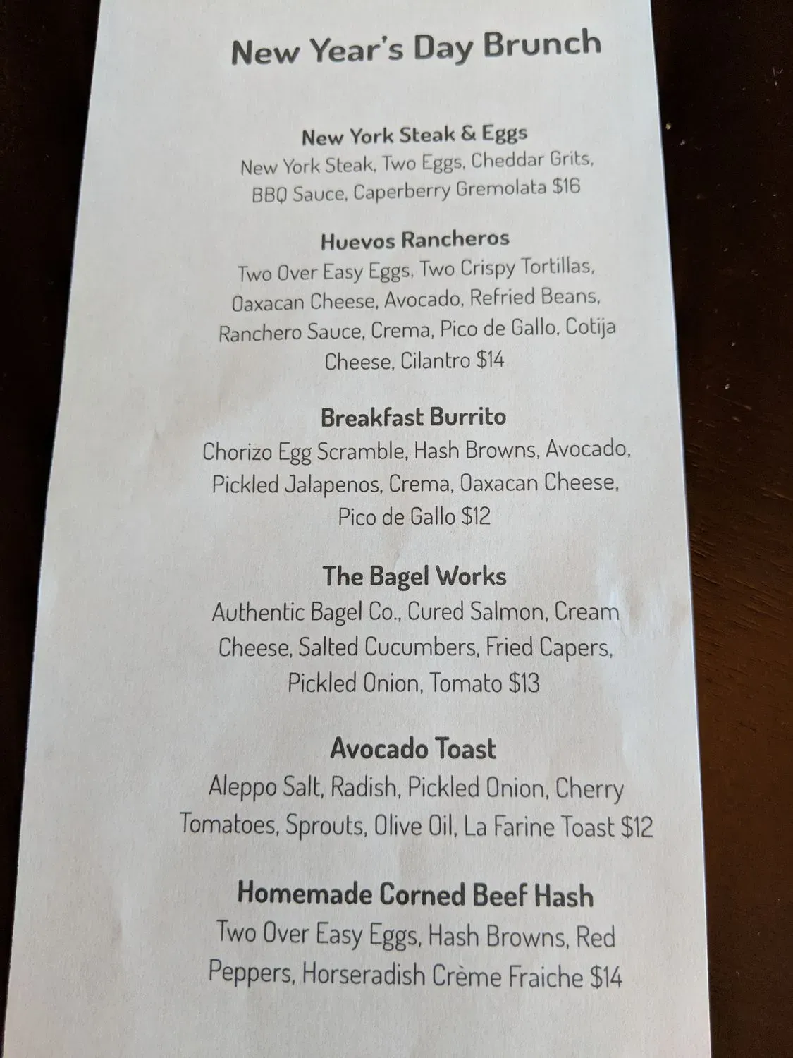 Menu 6