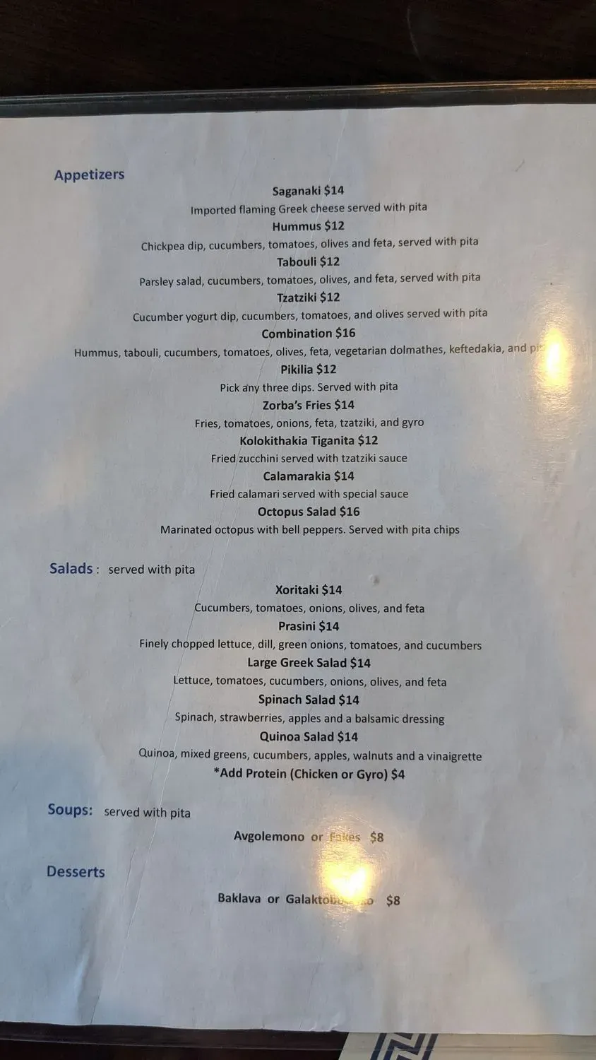 Menu 5