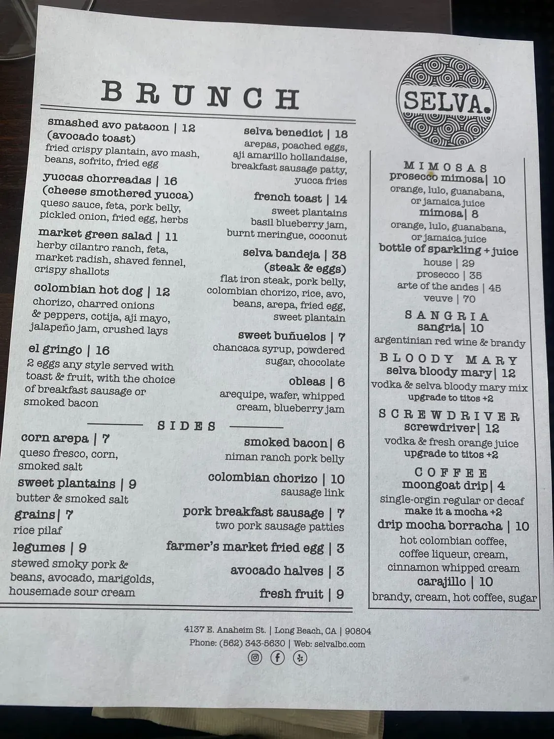 Menu 6