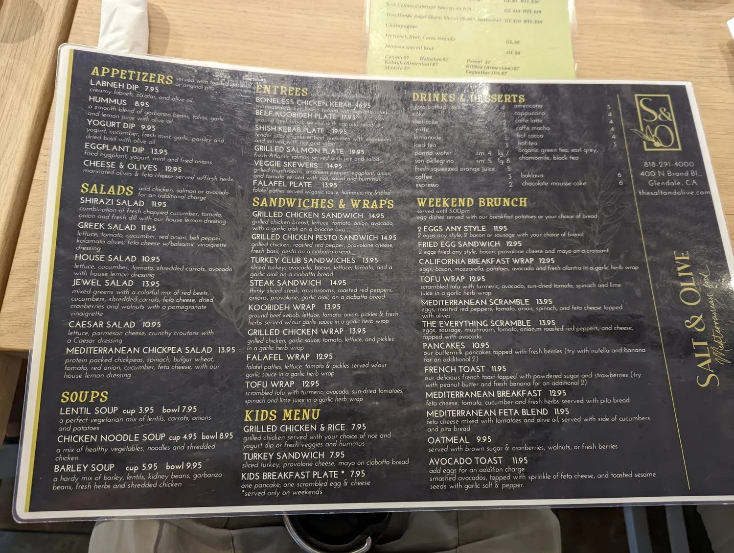 Menu 4