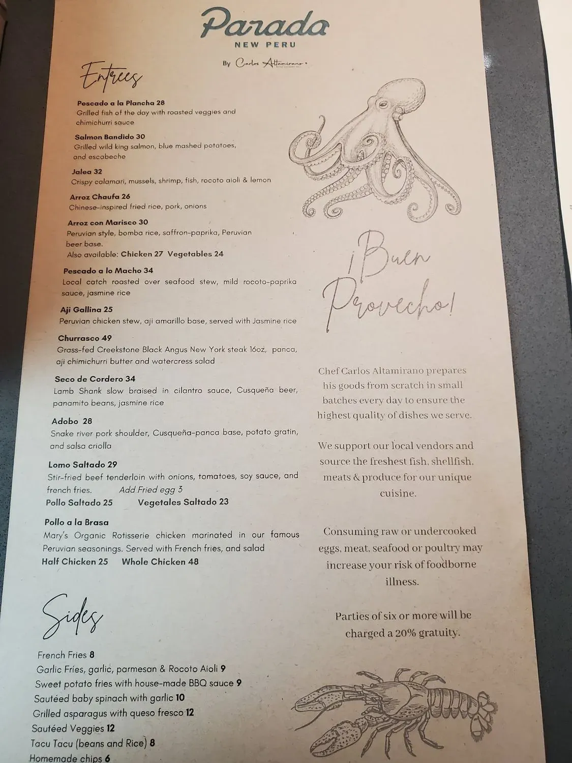 Menu 2