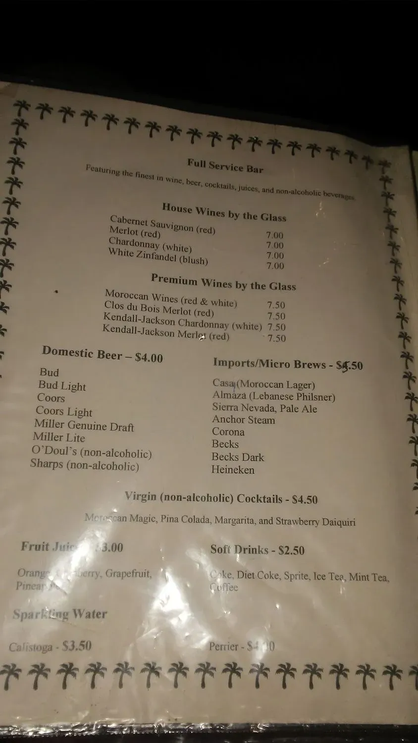 Menu 5