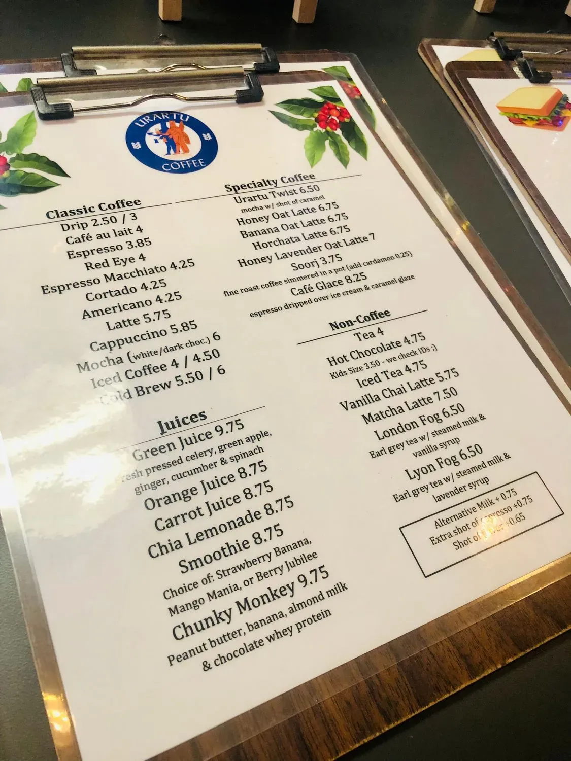 Menu 2