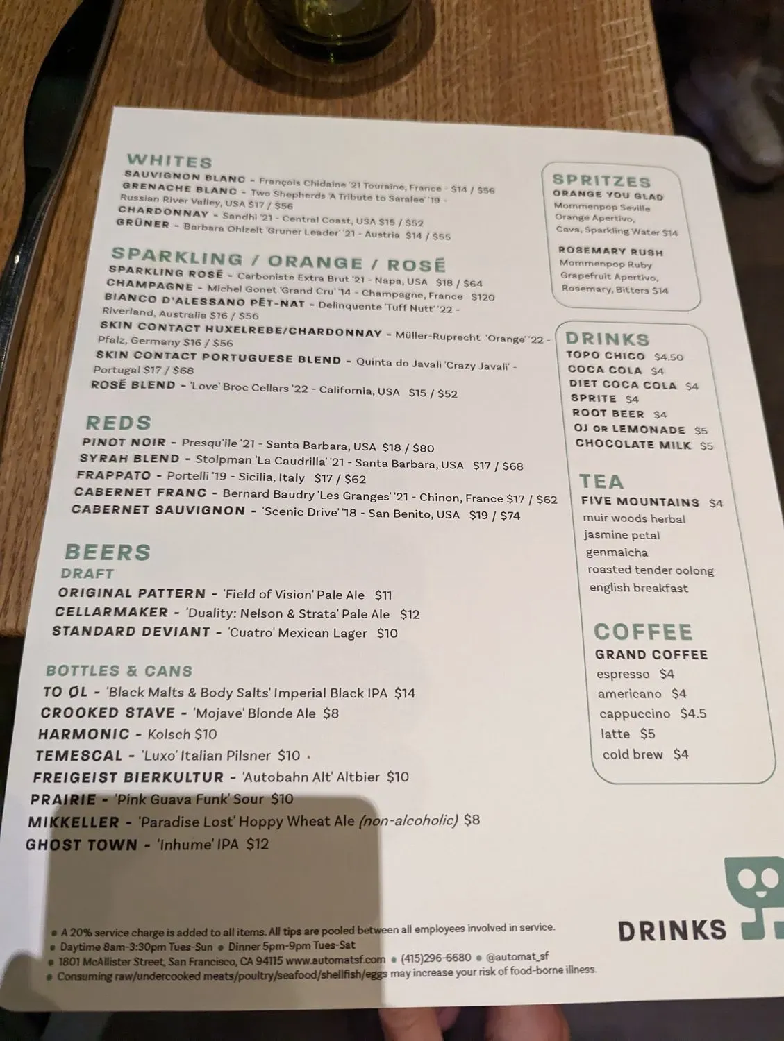 Menu 2