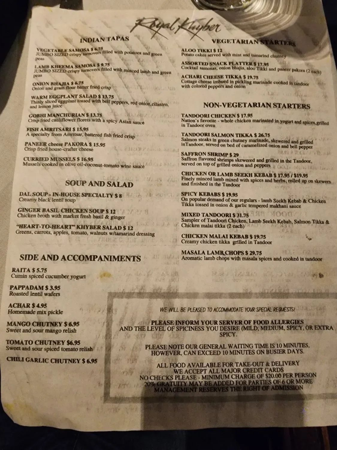 Menu 6