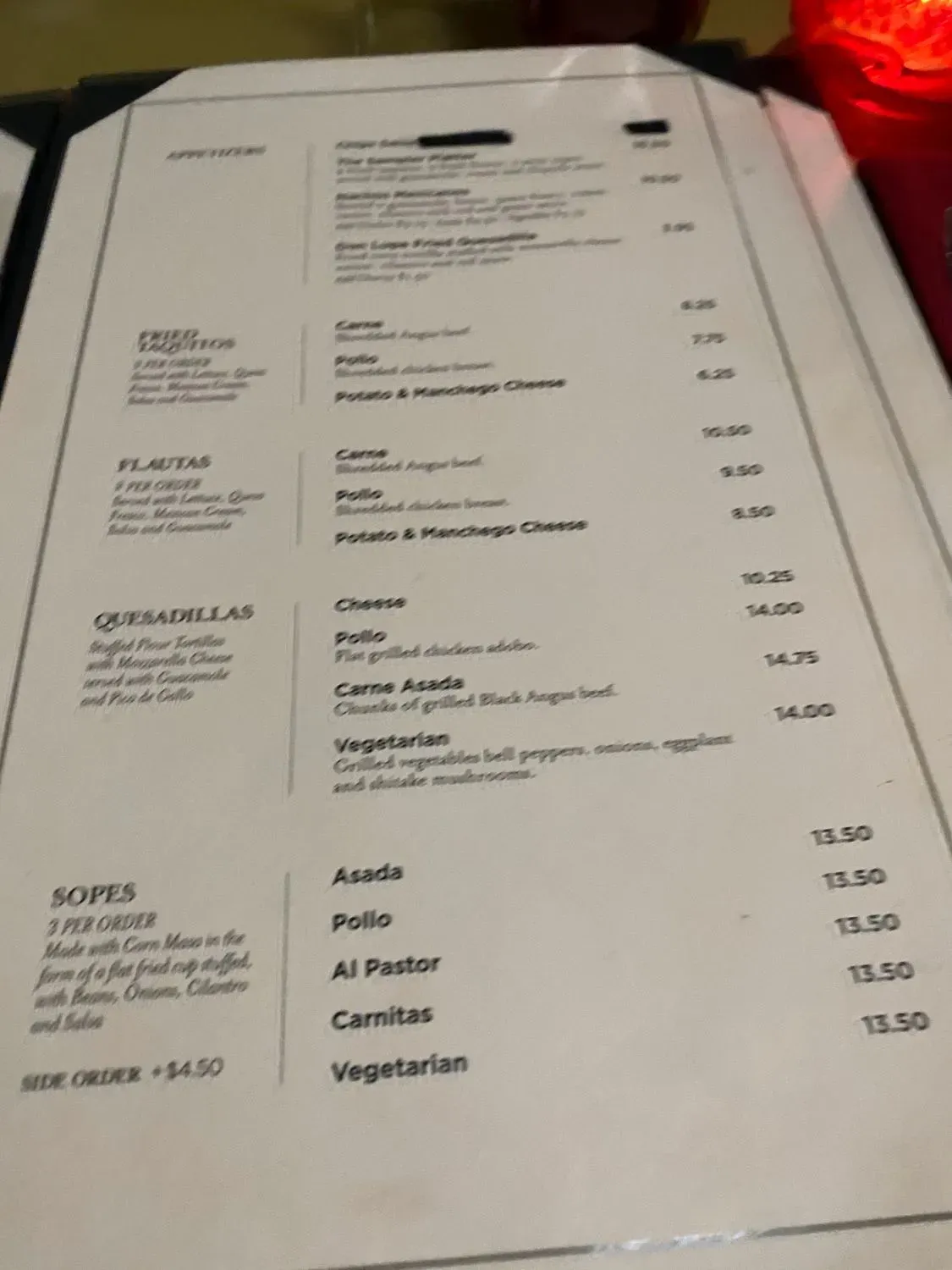 Menu 6