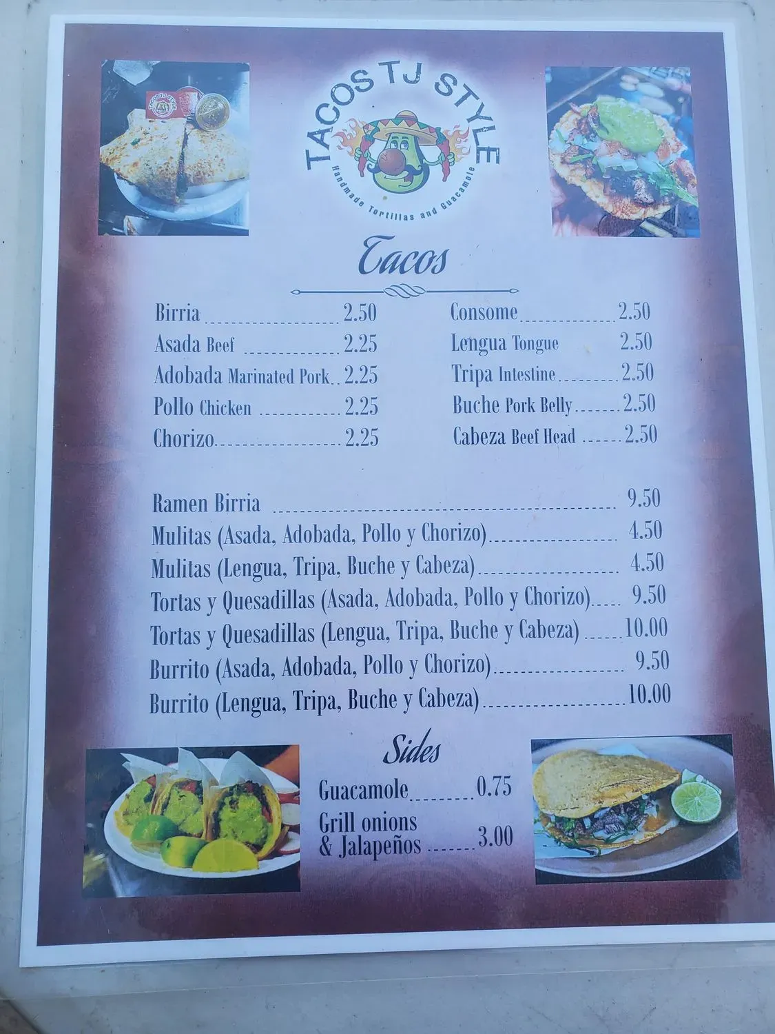 Menu 2