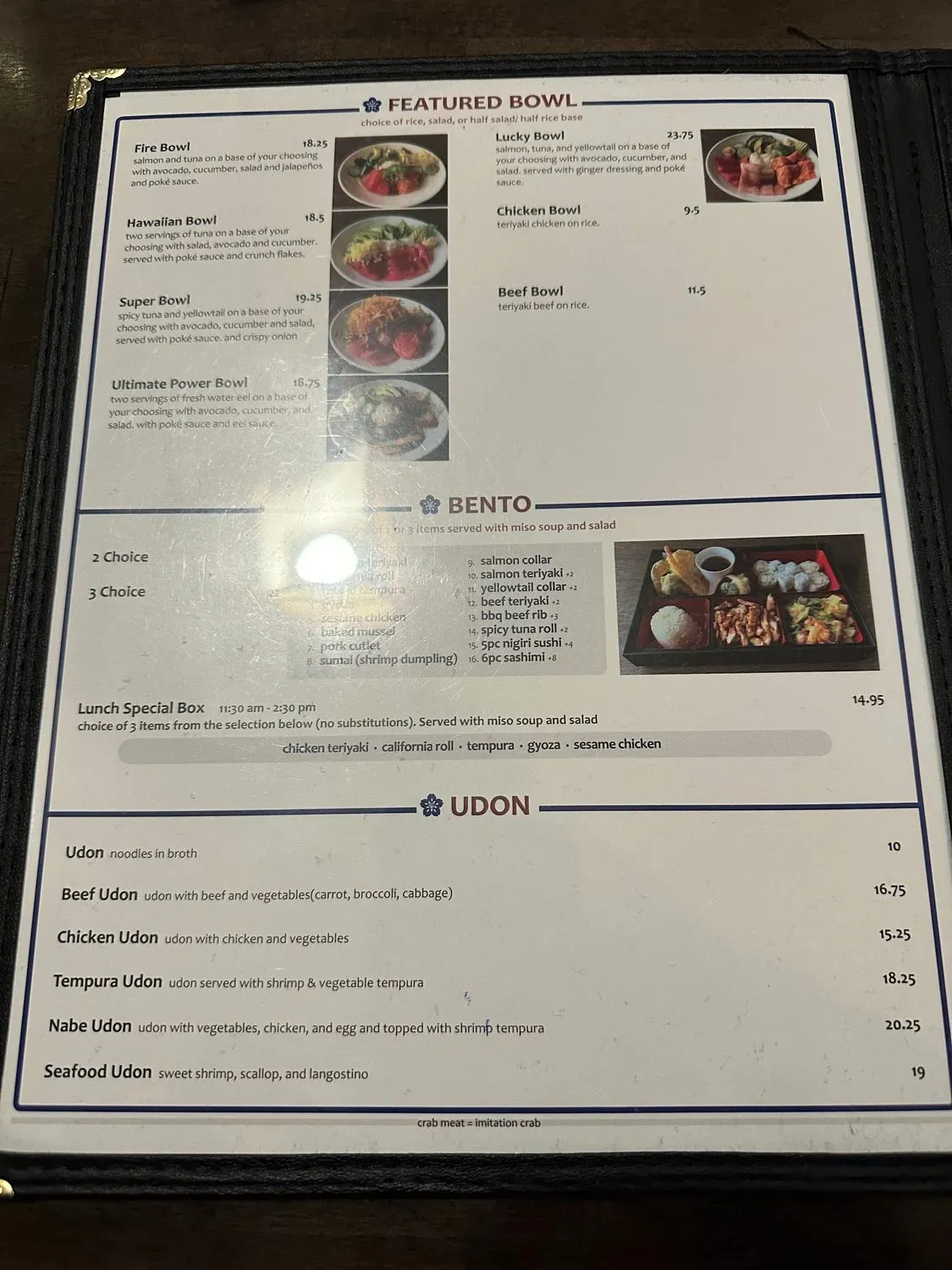 Menu 2