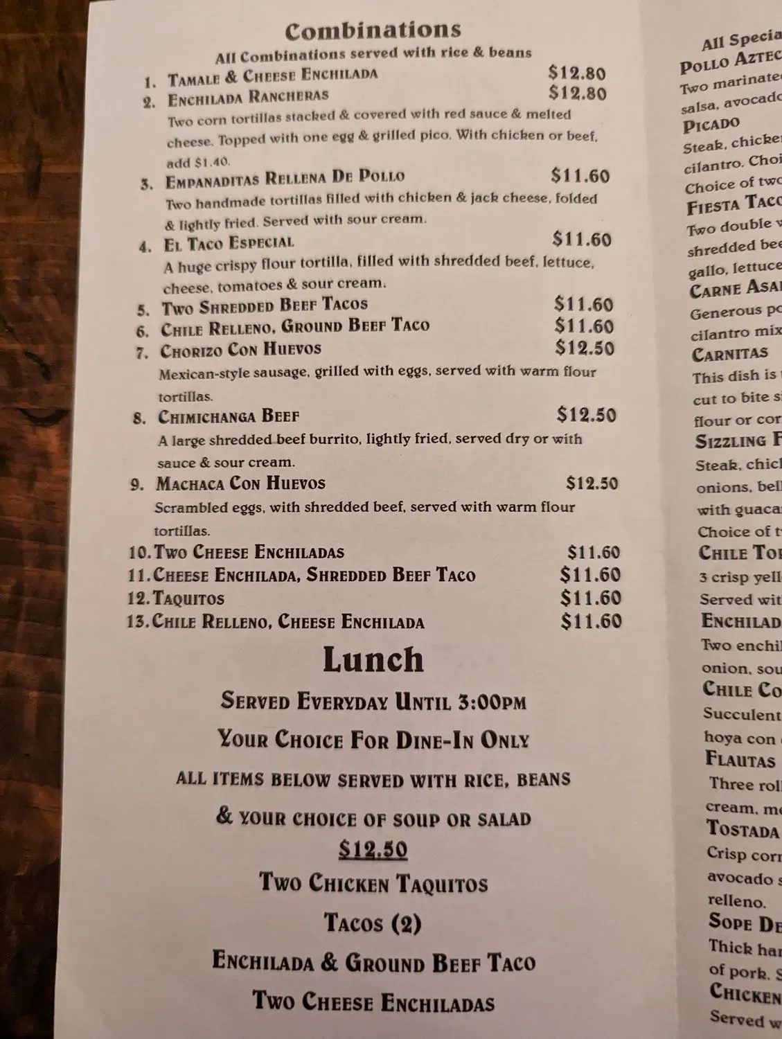 Menu 2