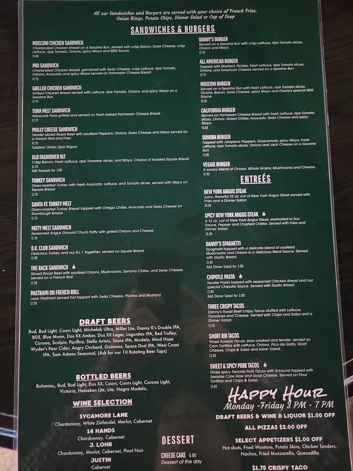 Menu 3