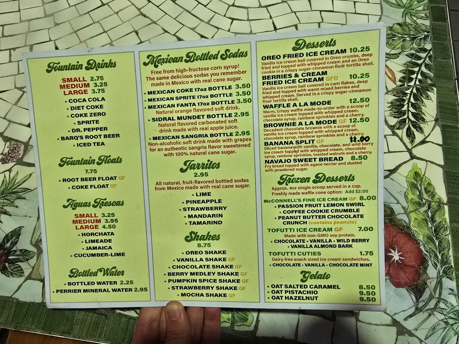 Menu 5