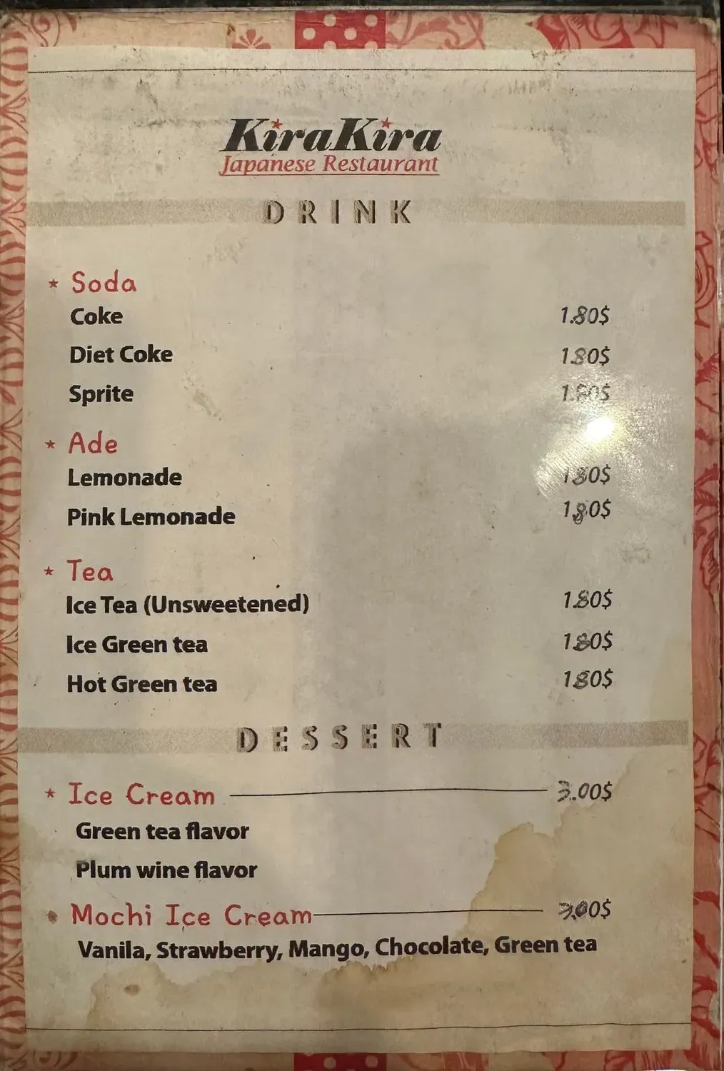 Menu 5