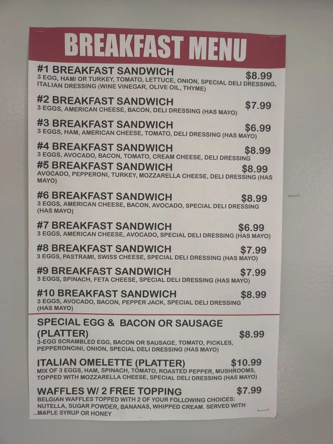 Menu 4