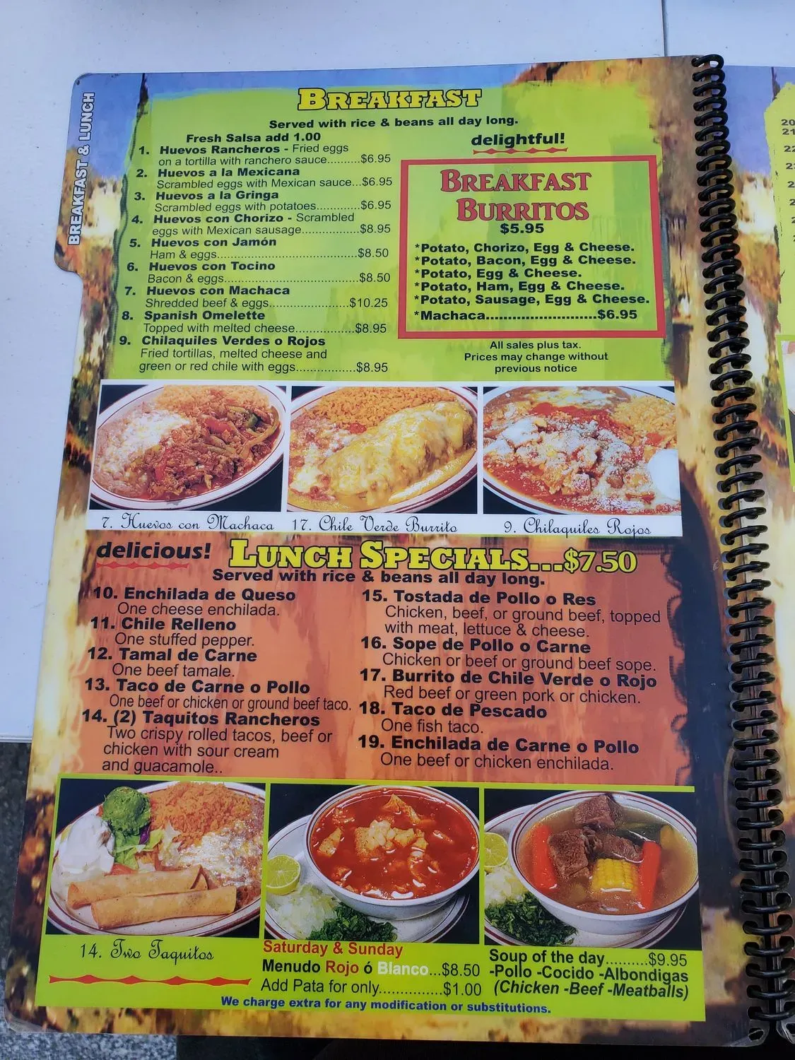 Menu 4