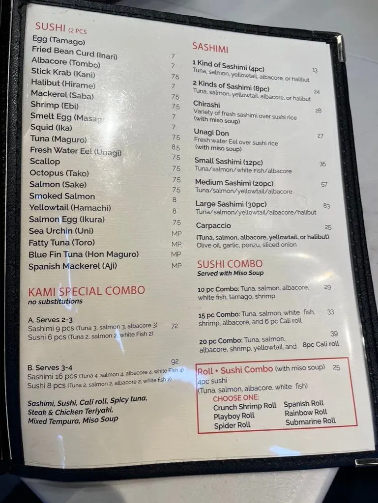 Menu 3