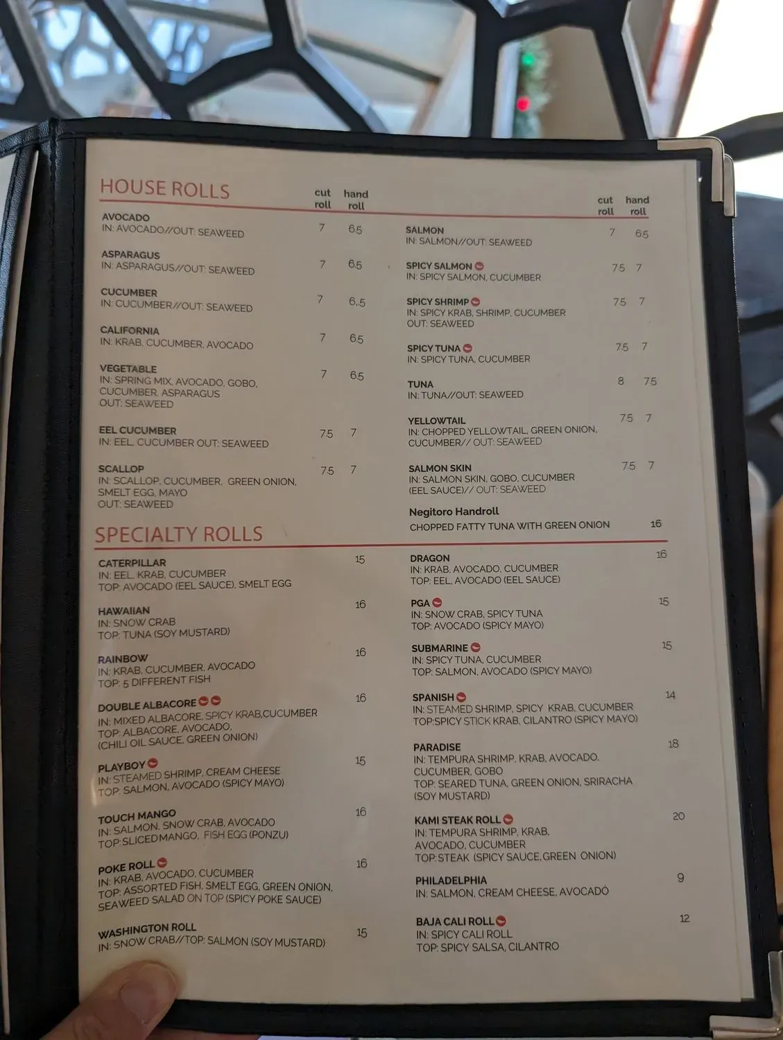 Menu 5