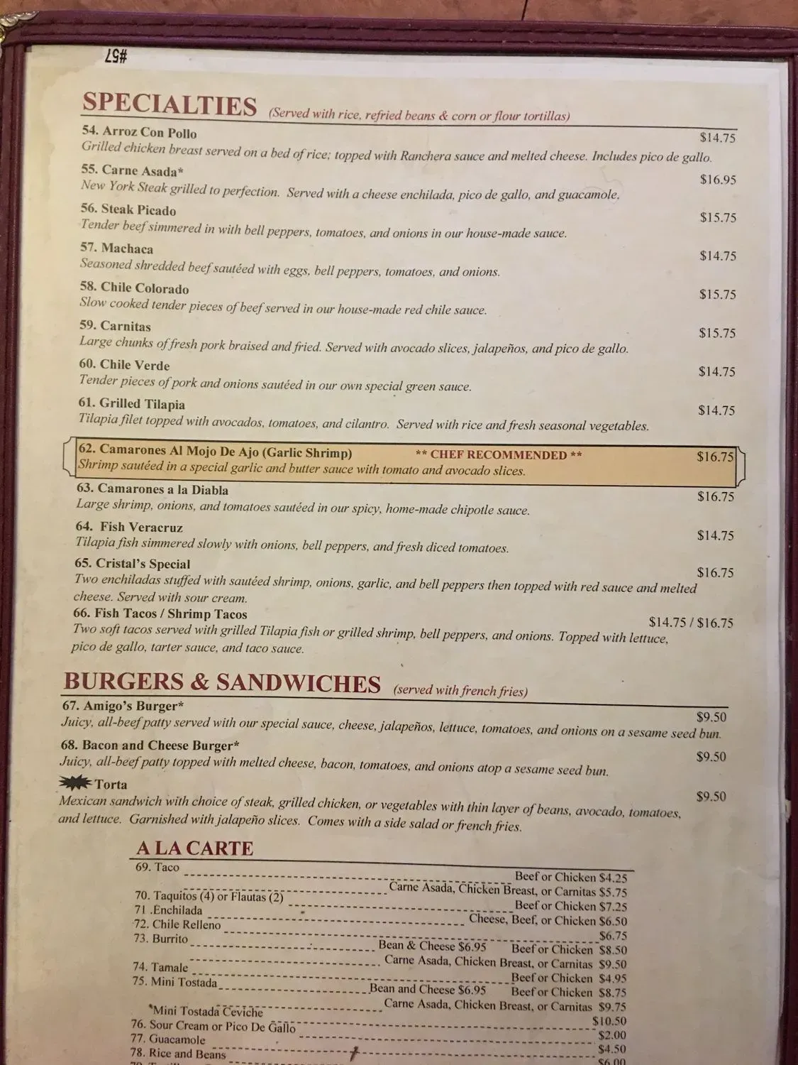 Menu 6