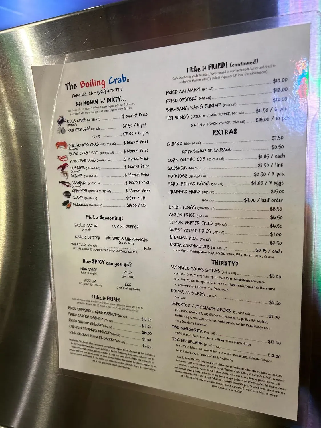 Menu 4