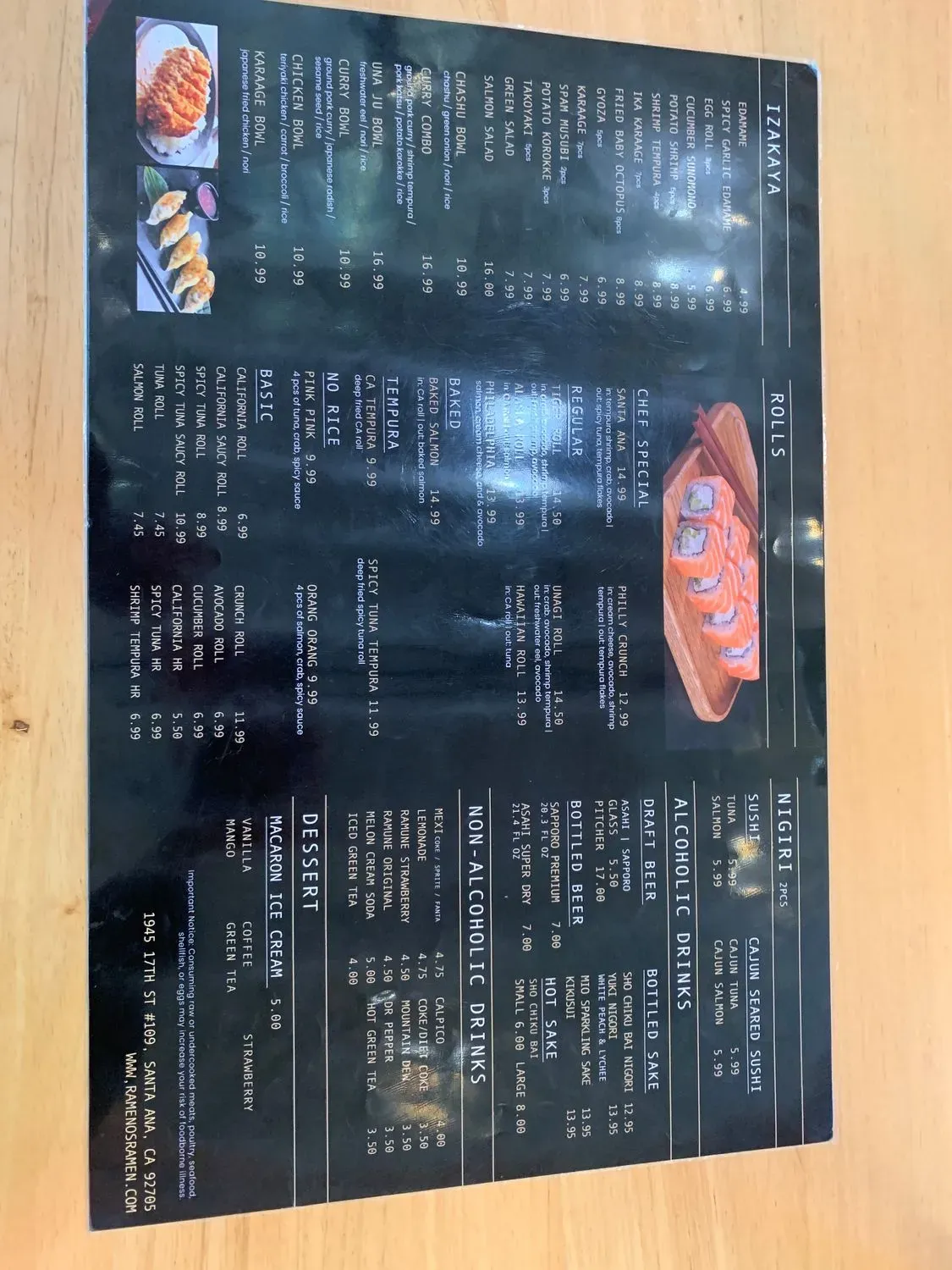 Menu 6