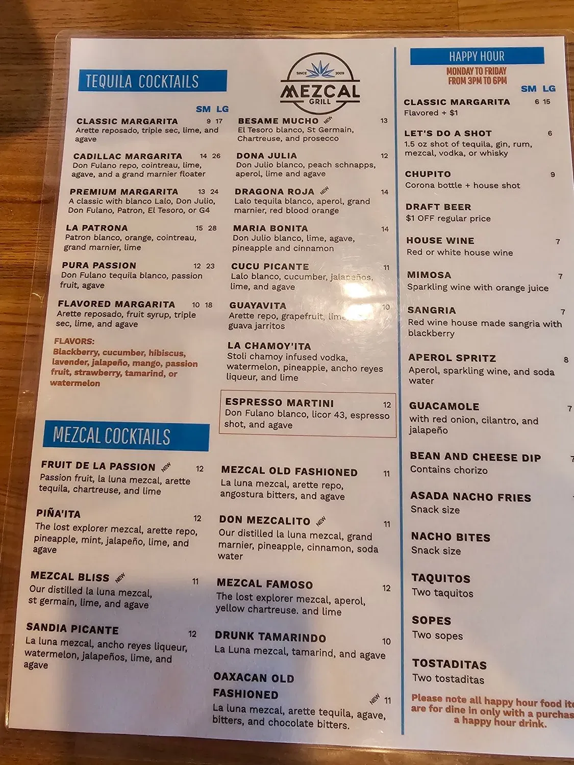 Menu 6