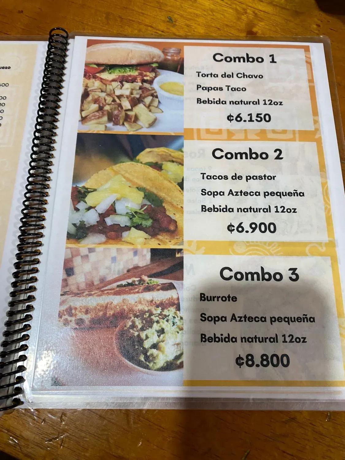 Menu 6