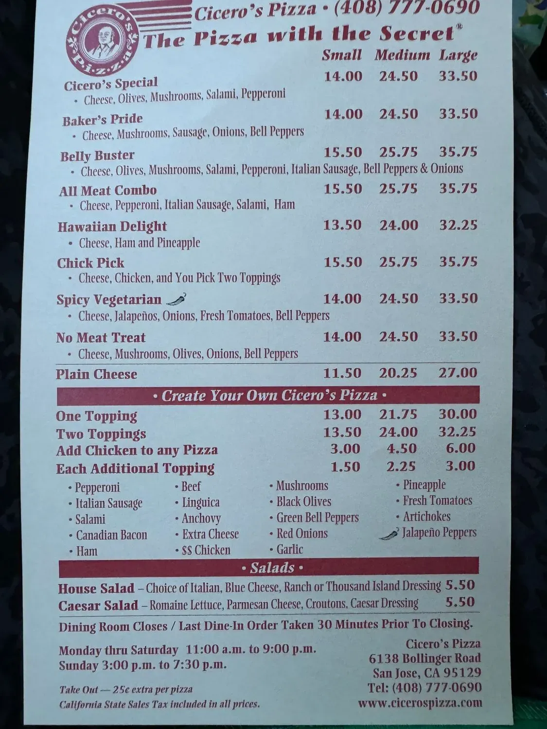 Menu 3