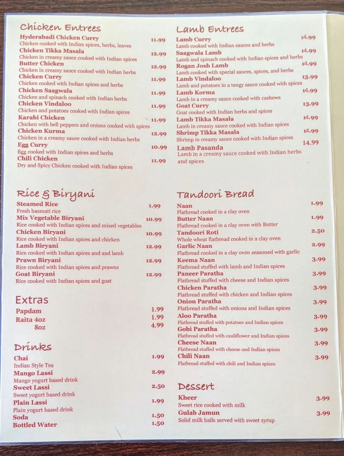 Menu 4