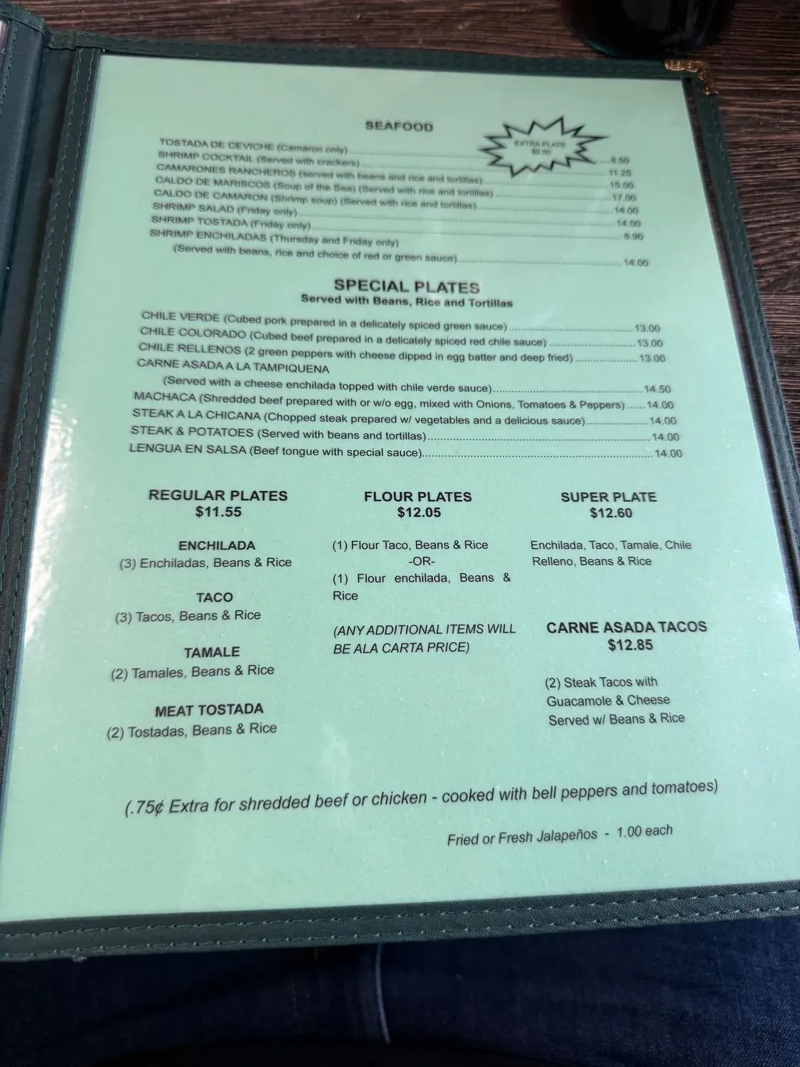 Menu 5