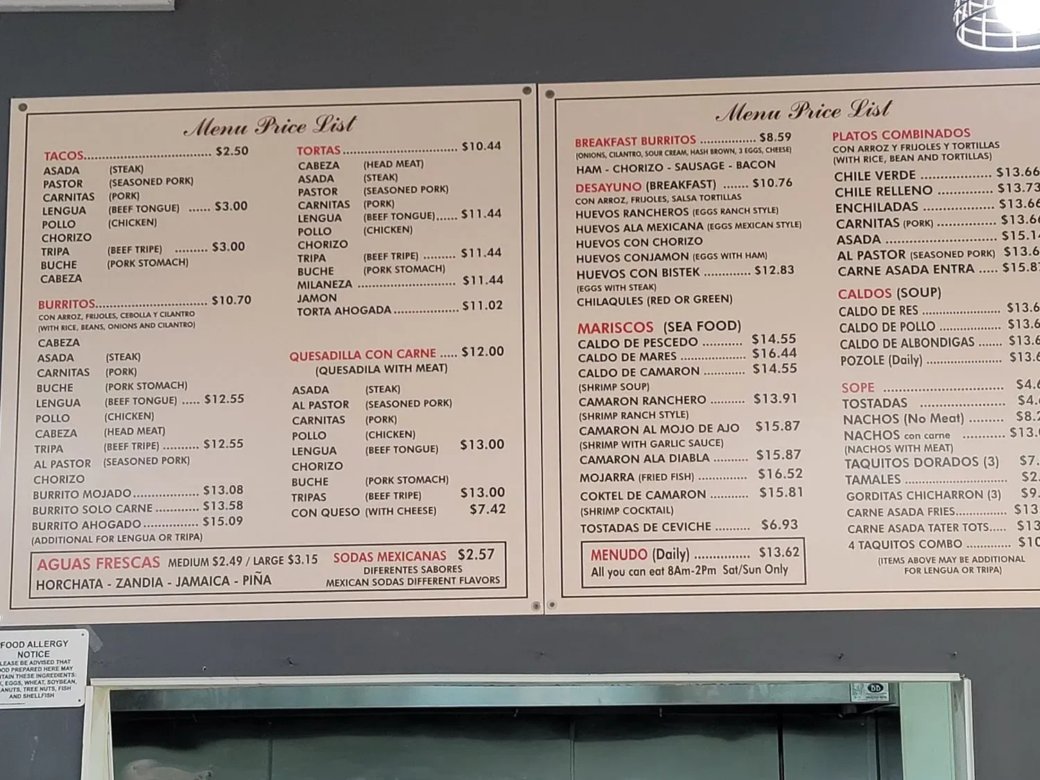 Menu 4