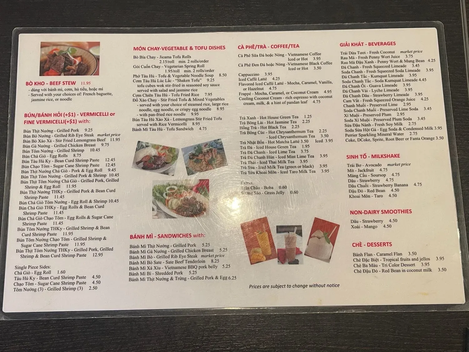 Menu 2