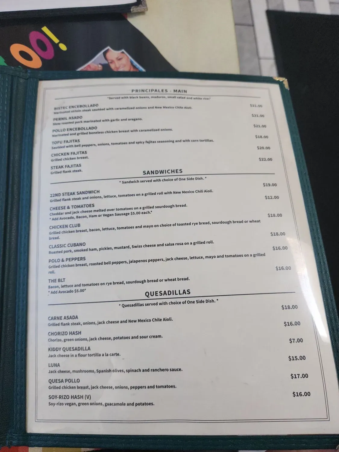 Menu 6