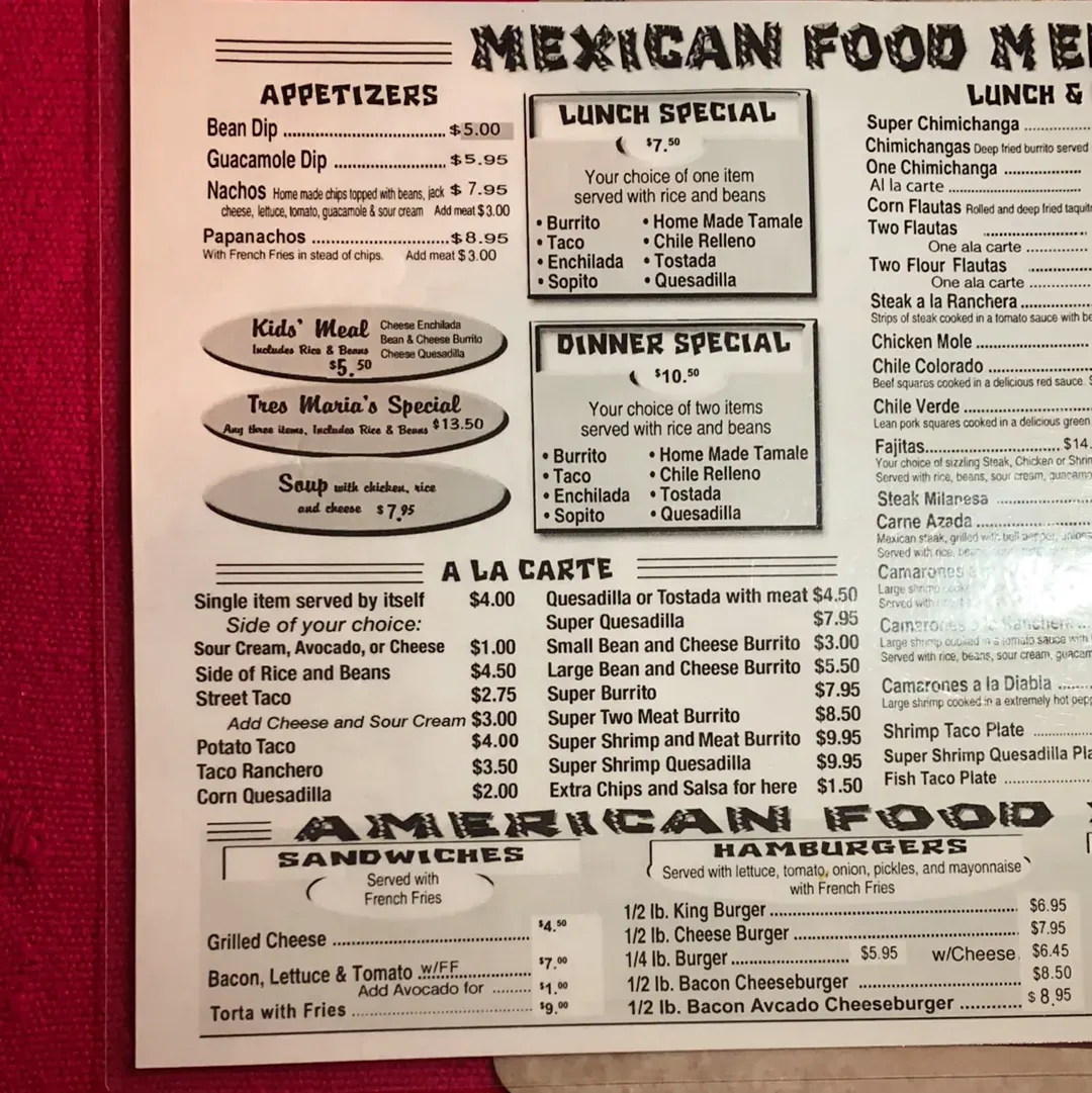 Menu 3