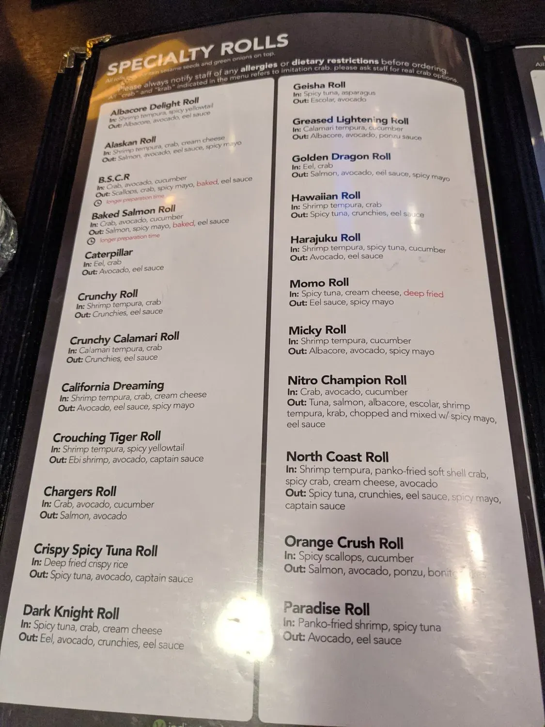 Menu 4