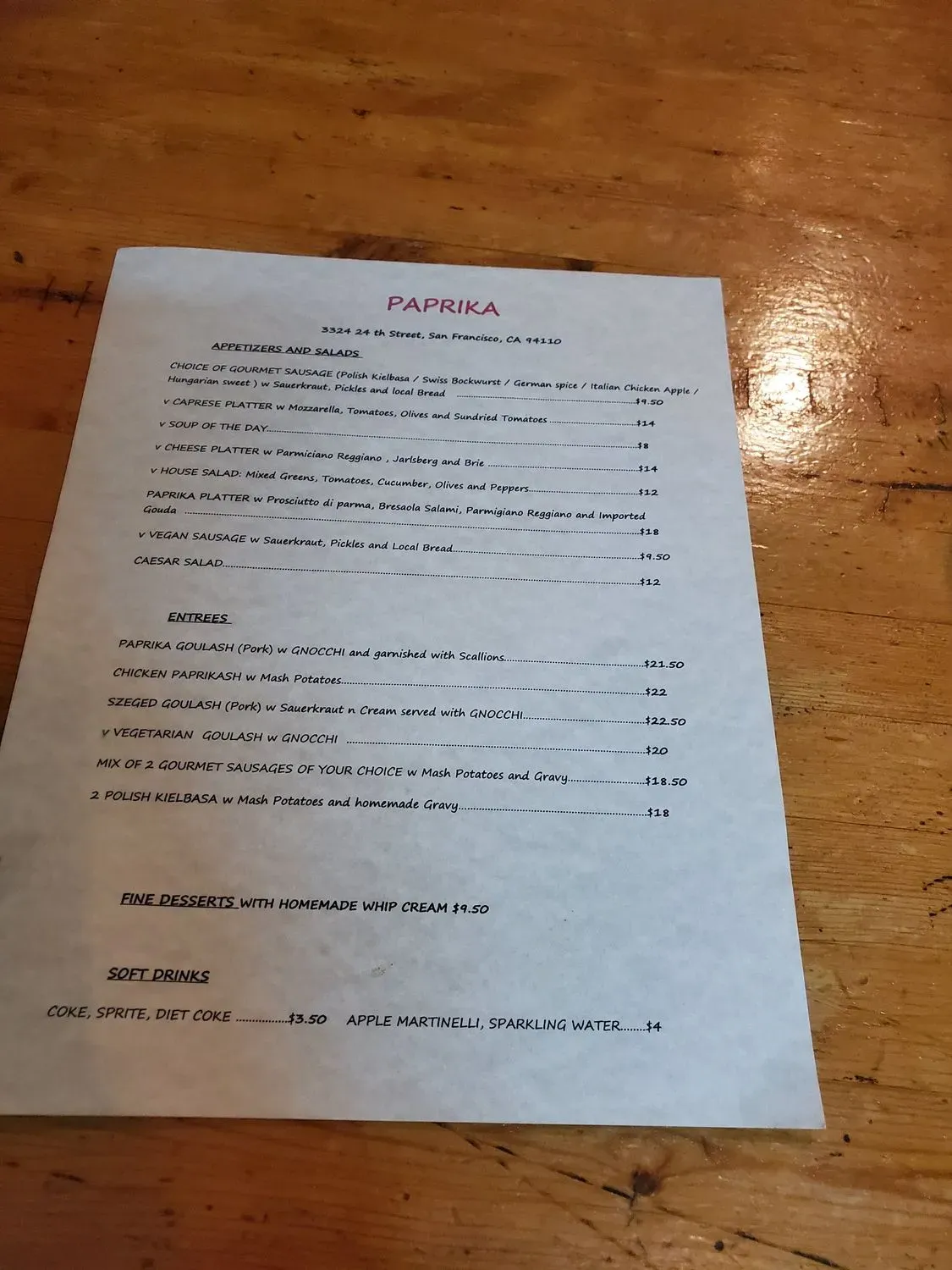 Menu 4