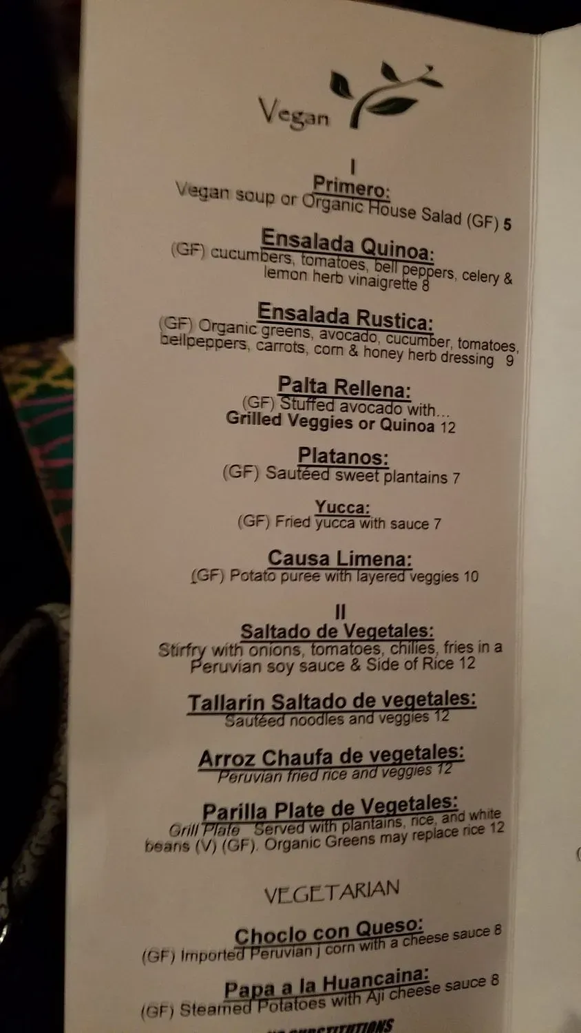 Menu 6