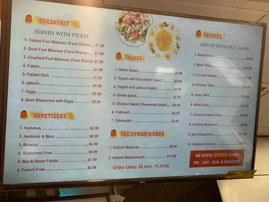 Menu 4