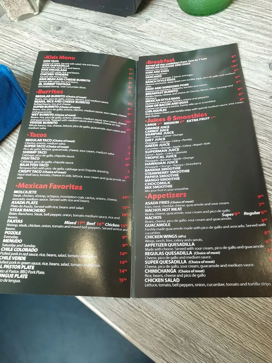 Menu 6