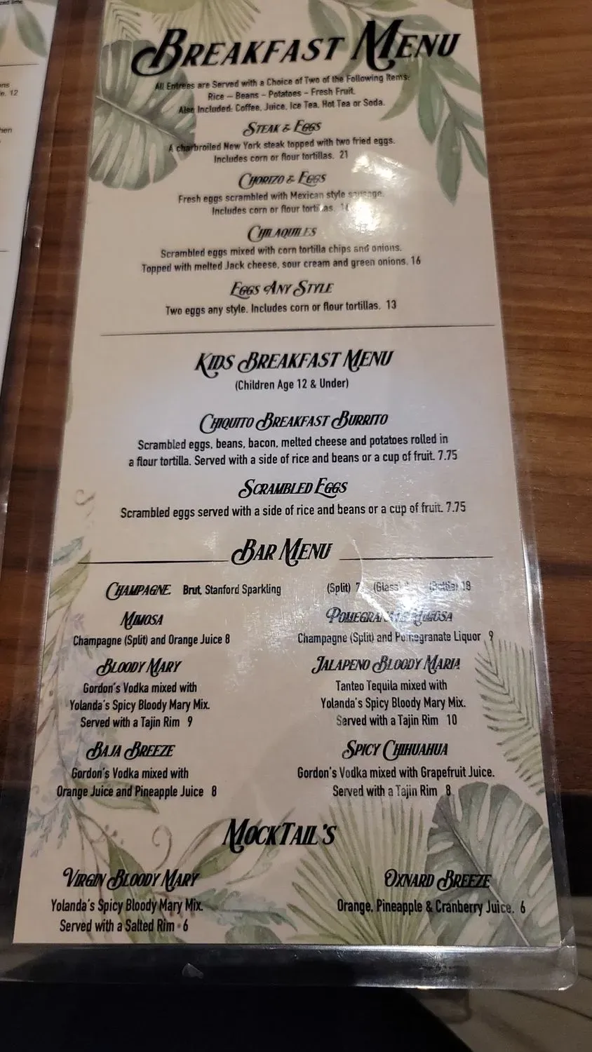 Menu 6